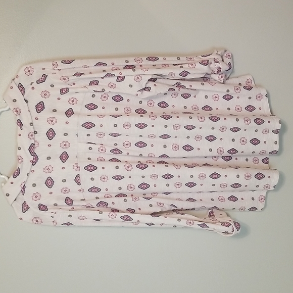 Boho Button Up Long Sleeve Flowy Blouse Westport 3X - Picture 6 of 7